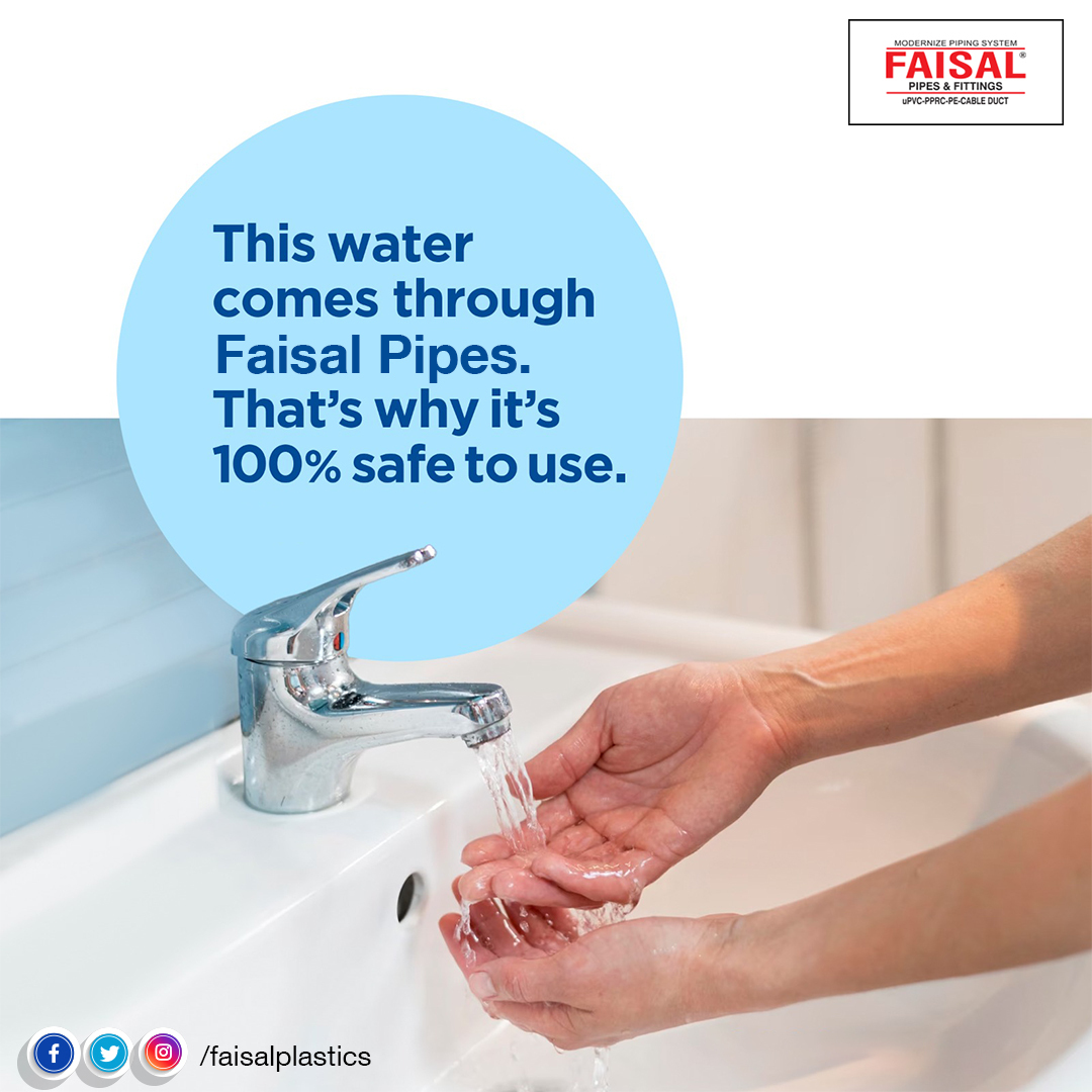 FaisalPlastics's tweet photo. Don't compromise on your family's well-being. Upgrade to Faisal Pipes and provide them with the safe and clean water they deserve. With rigorous #quality checks and a commitment to excellence, Faisal #Pipes brings you peace of mind and a healthier home.
#faisalplasticindustries https://t.co/bqkxDK6gfE