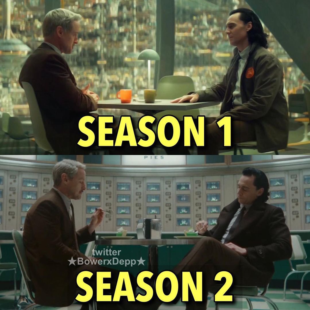 DailyLokius's tweet photo. Owen Wilson and Tom Hiddleston as Mobius and Loki in Loki series season 1 and season 2 https://t.co/fgmHUWk2JK