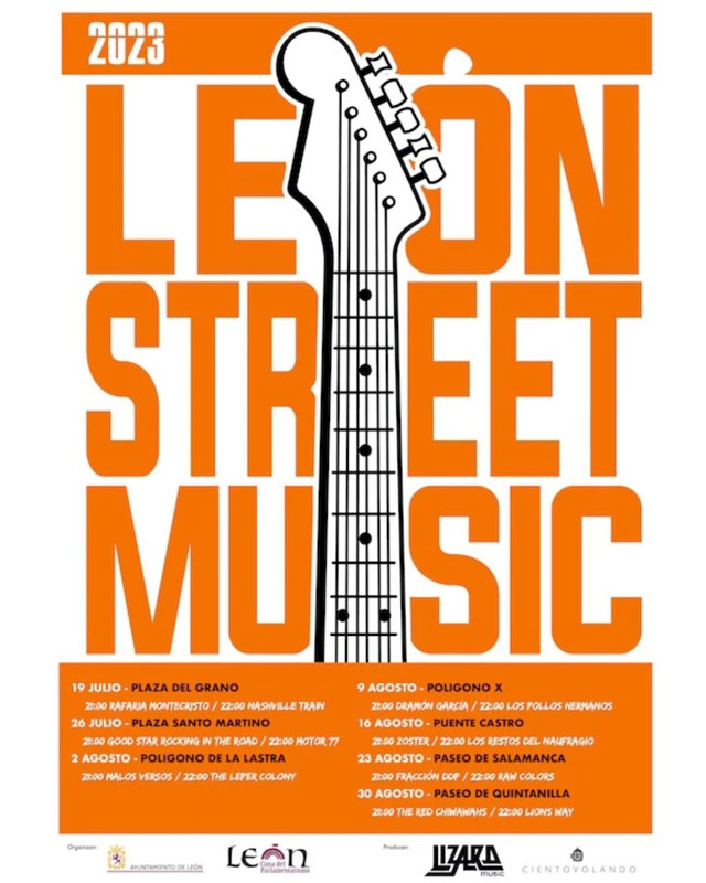 León Street Music.
Miércoles,2 de agosto en el Poligono de La Lastra 21 h
Malos Versos
The Leper Colony #agendaleon #leoncultural #ocioleon #culturaleon #eventosleon #leonesp #agendaleoncultural #leonspain #leoncultura #leonciudad
