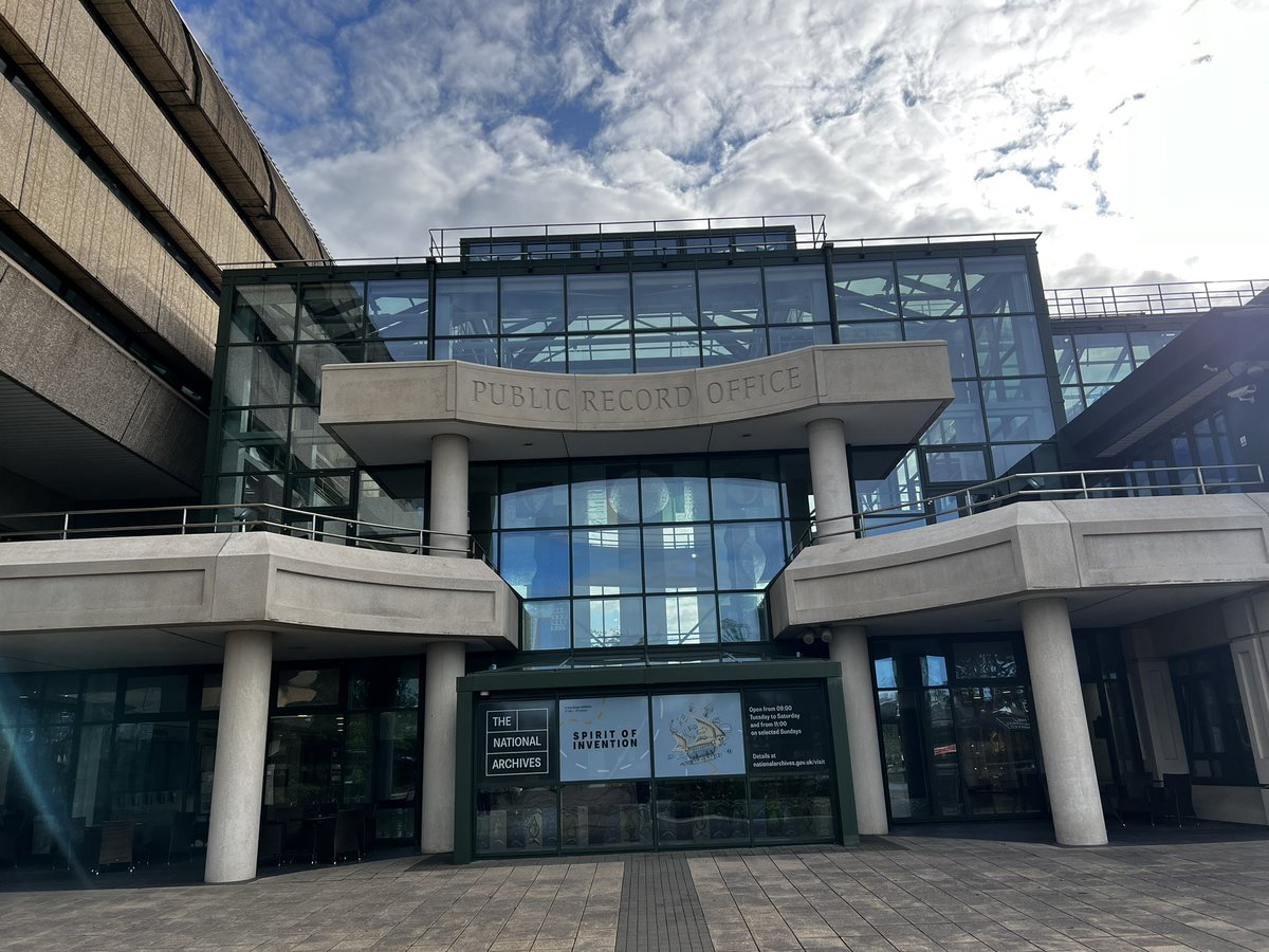 BBCRadioLondon's tweet photo. We are at the National Archives @UkNatArchives in Kew this morning - finding out about their latest exhibition #SpiritofInvention - they’ve bionic arms,  hovercrafts and more! @writtenbysalma at 08:50 https://t.co/sFjBrggXs3