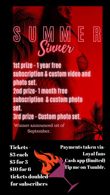 Summer raffle 🌞  https://t.co/orMV1wkktP  ✯ Raffle ✯ Domme ✯ Femdomme ✯ Findom ✯ BBW ✯ Chubby ✯ Beta<a href="/tag/livestream"class="tags"><span>#livestream</span></a><a href="/tag/streaming"class="tags"><span>#streaming</span></a><a href="/tag/instgram"class="tags"><span>#instgram</span></a><a href="/tag/instagramli"class="tags"><span>#instagramli</span></a>
