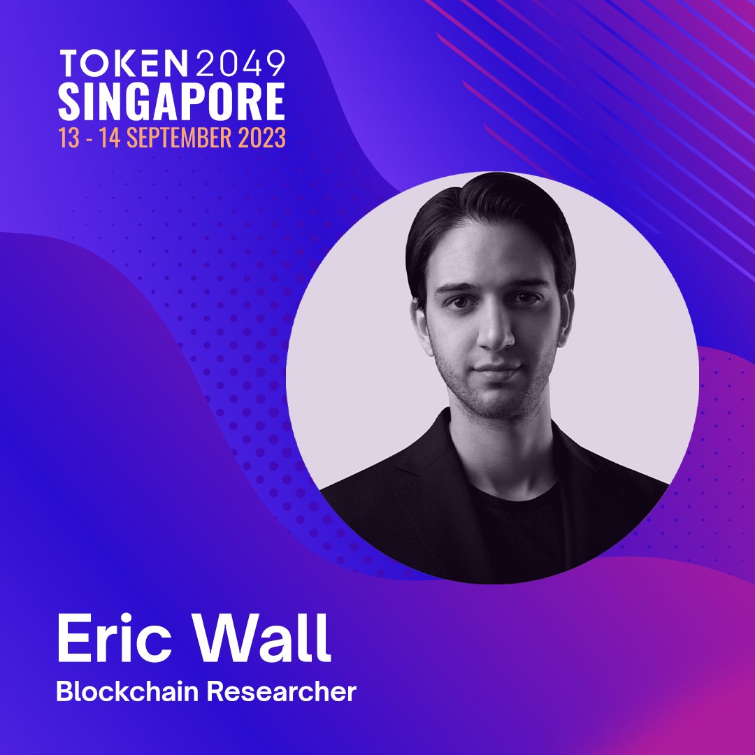 Catch @ercwl live at #TOKEN2049 Singapore. Eric is a Blockchain Researcher  well-known for his in-depth critiques and exposing systemic flaws of  high-profile crypto projects. He also serves as a Board Member of @