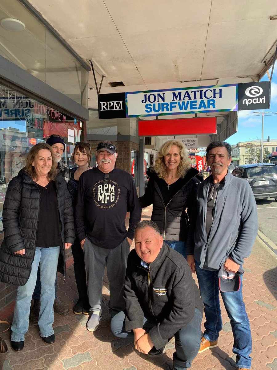 Thought I would give my cousin Jon Matich Surfwear a plug!

There is something about going ‘home’ to your birthplace and hanging out with the people you grew up with, plus of course Shane Jones.
.
.
.
#Elections2023 #NZPolitics #winstonpeters #NZFirst #nzfirst