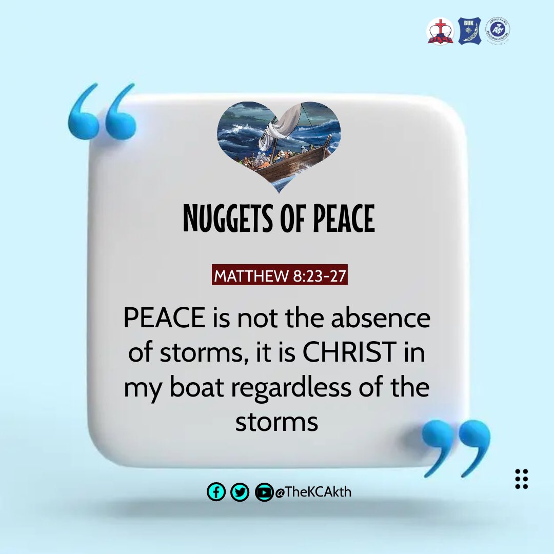 TheKCAKTH's tweet photo. What is your definition of peace?

#PEACE
#TheKingsChapel #TheKCAkth #DLCF #DLCFKANO #Kano #DLCM #BUK #AKTH 
#August #August1 #August1st 
#Peacebyallmeans
#FocusonJesus https://t.co/P0X1CPXfMD
