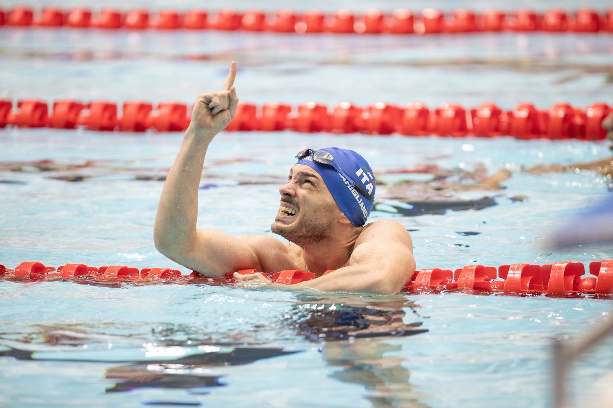 Headlines from Manchester! 📰

🗣 Of the 26 titles on offer in the first finals of the World Para Swimming Championships, Italy took 6!
🥇🥇🥇🥇🥇🥇

⏰️ World record for Ukraine's Andrii Trusov in the men's 200m individual medley SM7.

📸 @Para_swimming | #ThePlaceForGreatness