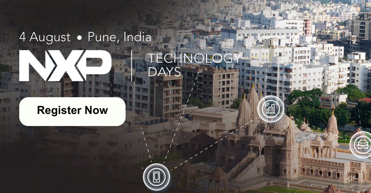 NXP's tweet photo. Take your designs to the next level. Spend a day learning from the experts through hands-on workshops, technical lectures, and live demonstrations with the NXP Technology Days in Pune 🧐👏#NXPTechDays
https://t.co/vFdU3jwmk6 https://t.co/sQem0KVRDF