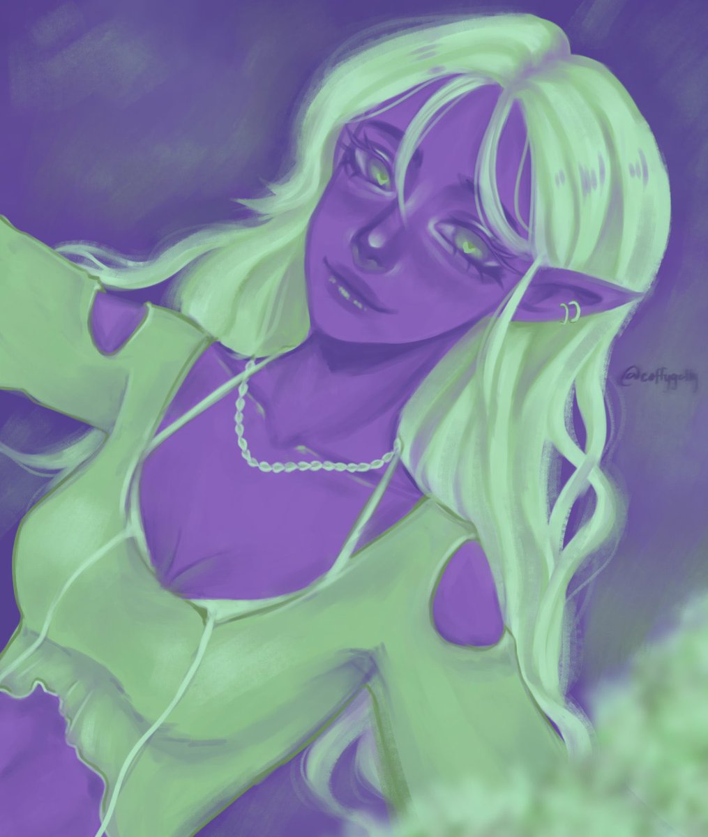 WE DEVOURED😈🔥 2 artists &amp; 1 palette challenge w <a href="/coffygelly/">Gelly ☕</a> thank yew so much for creating such smeggsylicious artworks w me moot ILYYY❤️❤️
#artistsoftwitter