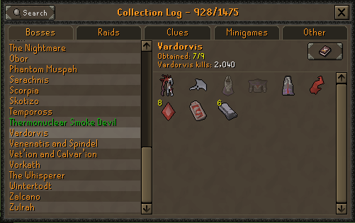 jettriderrs's tweet photo. Vardorvis complete with axe head at 2,039 kc (1/3 Virtus pieces). Love this boss design but happy to move on https://t.co/nJRKnWCPTg