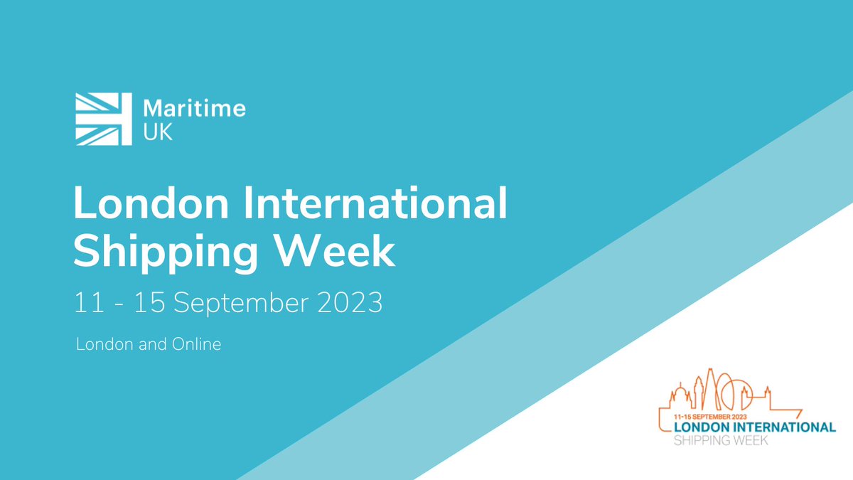 MaritimeUK's tweet photo. London International Shipping Week (LISW) is a major event in the maritime industry that takes place every two years in London, United Kingdom. Find out how #MaritimeUK is getting involved ➡️ https://t.co/4FDu7HlXtg https://t.co/SWScV0qoOA