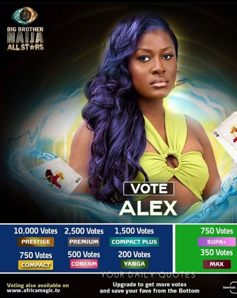 GAkpawusi's tweet photo. It's about time guyssss
Let's vote our Mamba๐
Team unusual we can make this happen๐๐ฅ
#AlexUnusual
#Teamunusual
#BBNaijaAllStars
#BBNaija
#BBNAllstars https://t.co/QPxi8nwlQT