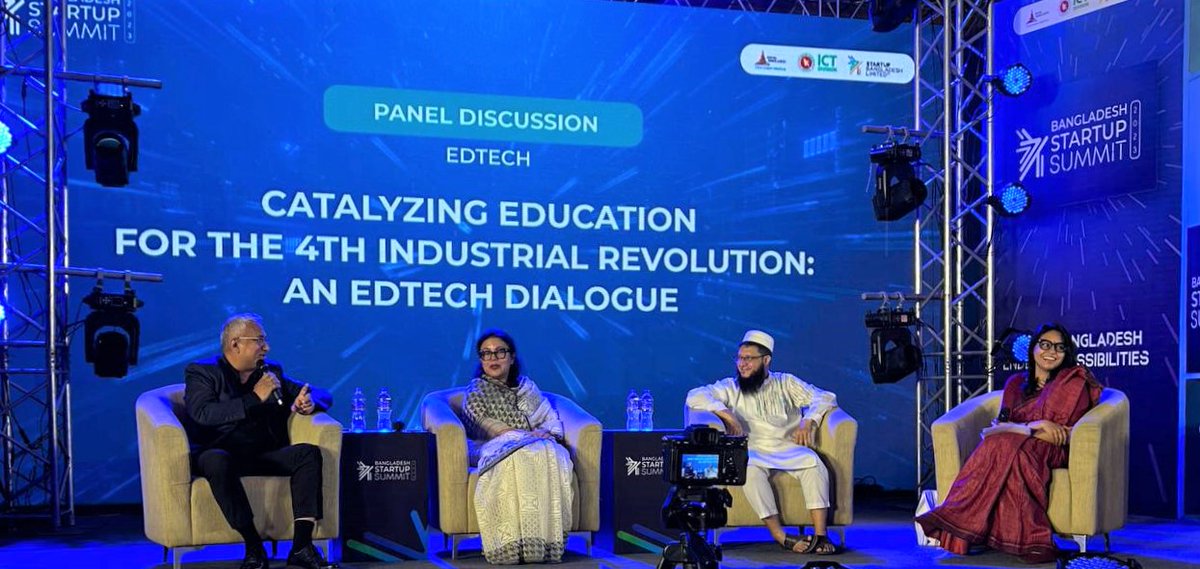 Grameenphone (@grameenphone) on Twitter photo At the first “Bangladesh Startup Summit”, Grameenphone CEO, <a href="/yasirAzman/">Yasir Azman</a> joined a panel discussion on “Catalyzing Education for the 4th Industrial Revolution: An Edtech Dialogue”.
#BangladeshStartupSummit #SmartBangladesh #EdTech #QualityEducation At the first “Bangladesh Startup Summit”, Grameenphone CEO, <a href="/yasirAzman/">Yasir Azman</a> joined a panel discussion on “Catalyzing Education for the 4th Industrial Revolution: An Edtech Dialogue”.
#BangladeshStartupSummit #SmartBangladesh #EdTech #QualityEducation