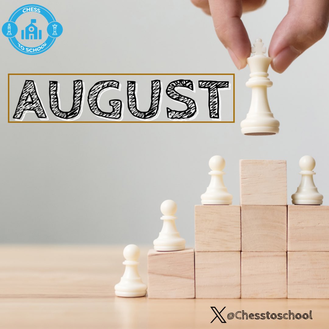Chesstoschool's tweet photo. Happy new month♟️🚀
A new month to make an impact ♟️
#Chess #Chesstoschool #Chessboard #Chessisart. https://t.co/0JI8PGk3V0