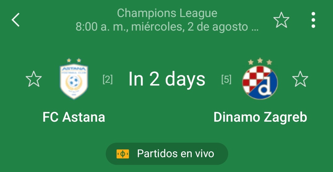SeleccionK's tweet photo. Este Miercoles continúa la actuación continental para nuestros clubes Kazajo
El @fc_astana en champions y @akimat_ordabasy @aktobe_fc  y @tobol_fc en conferencia
Resultados por el momento
🇰🇿0 ASTANA-DINAMO 4🇭🇷
🇵🇱2 LEGIA-ORDABASY 2🇰🇿
🇰🇿4 AKTOBE-TORPEDO 1🇬🇪
🇰🇿3 TOBOL-BASEL 1🇨🇭 https://t.co/fW4tLhRI7H