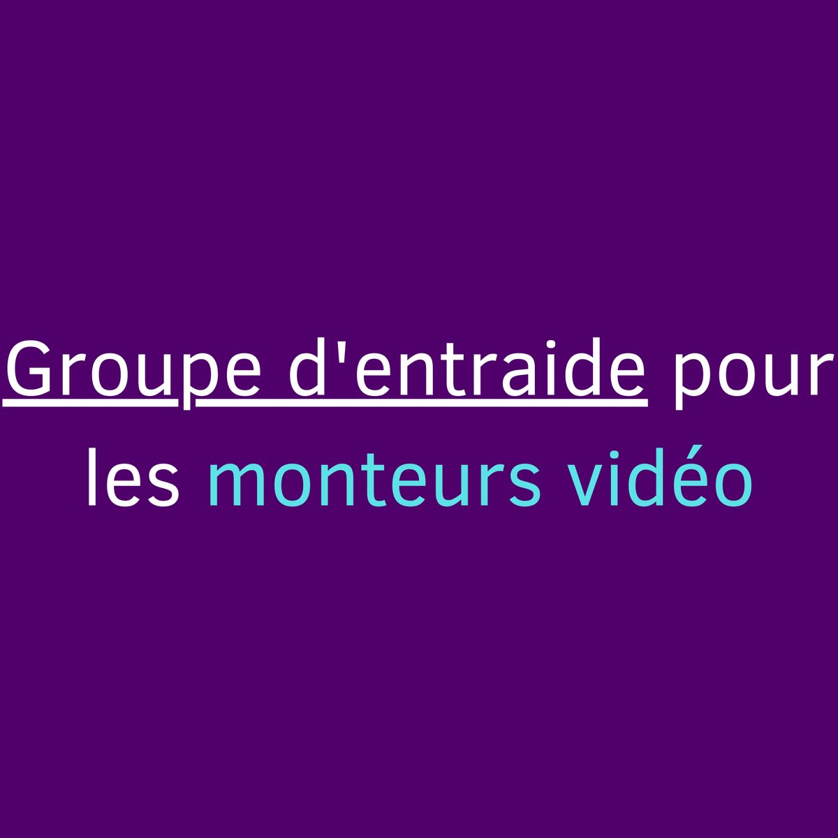 Rentiermonteur's tweet photo. J’ai réouvert un groupe de monteurs vidéo COMPLÈTEMENT gratuit

Je pourrai vendre l'accès à 17€ par mois.

Mais j’ai pas besoin de cet argent.

Donc Like et Commente "A" pour recevoir le lien GRATUITEMENT en DM.

(Abonne toi pour que je puisse te l'envoyer en DM) https://t.co/k115pb5hpu