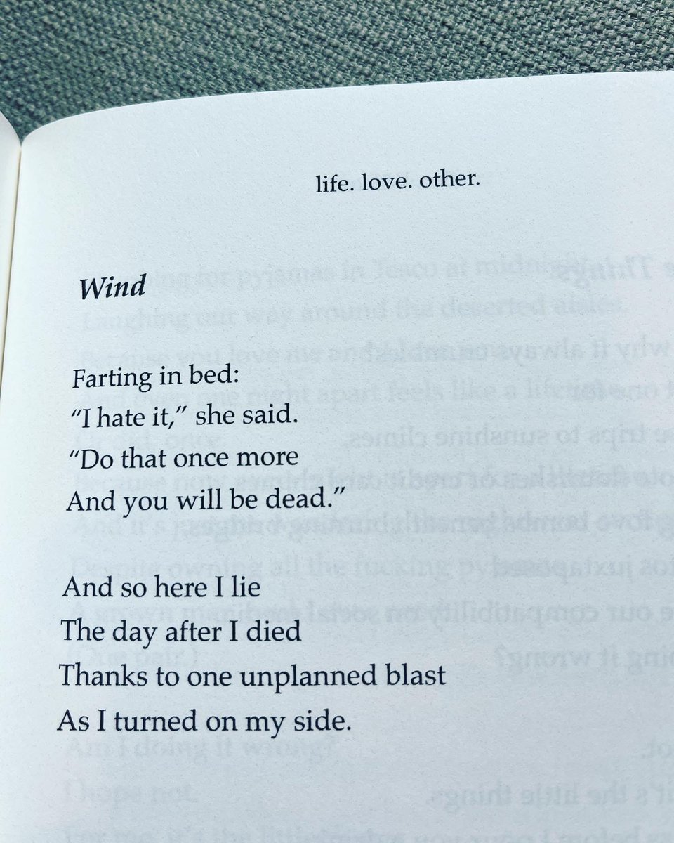 Had the best time on Saturday night reading Modern Dating, Somer and Wind from my new poetry book 'life. love. other.' at <a href="/waterstones262/">Waterstones Bristol</a> in Bristol. Massive thanks to Edouard and co for having me. A career, and life, highlight.