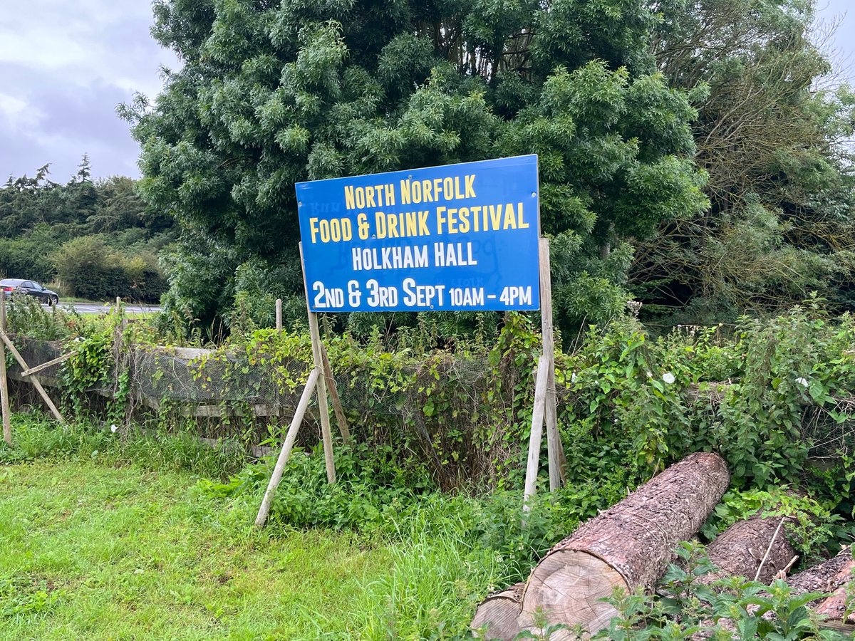 North Norfolk Food and Drink Festival (@nnfoodfest) on Twitter photo Our signs are popping up everywhere.. we have some on the Norwich outskirts this year too so keep an eye out 👀Not long now! <a href="/KETTLEChipsUK/">KETTLE Chips</a> <a href="/EssenceNorfolk/">Essence Foods and Essence Botanicals</a> <a href="/NNorfolkLiving/">North Norfolk Living</a> <a href="/HolkhamEstate/">Holkham</a> #foodfestival #supportlocal #artisanproducers <a href="/Real_Ale_Shop/">The Real Ale Shop</a> Our signs are popping up everywhere.. we have some on the Norwich outskirts this year too so keep an eye out 👀Not long now! <a href="/KETTLEChipsUK/">KETTLE Chips</a> <a href="/EssenceNorfolk/">Essence Foods and Essence Botanicals</a> <a href="/NNorfolkLiving/">North Norfolk Living</a> <a href="/HolkhamEstate/">Holkham</a> #foodfestival #supportlocal #artisanproducers <a href="/Real_Ale_Shop/">The Real Ale Shop</a>