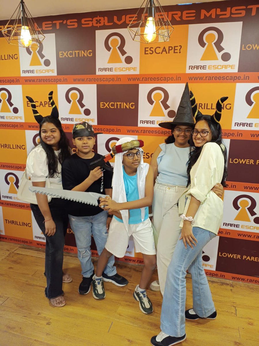 Escaping from terrorist with your squad is fun #rareescape #escaperooms #mysterybooks #terrorescape #egytapiankingchambers 
#escaperoommumbai #weeklycompetition #escapegamesnearme