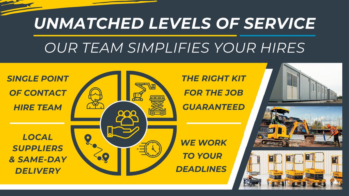 We know that meeting your project timeline is crucial and we work tirelessly to deliver the right kit, at the right time, to ensure that your projects are completed to perfection.

Speak to our expert hire team for a free quote: BDTeam@wownowhire.co.uk
01329 655 385

#wownowhire