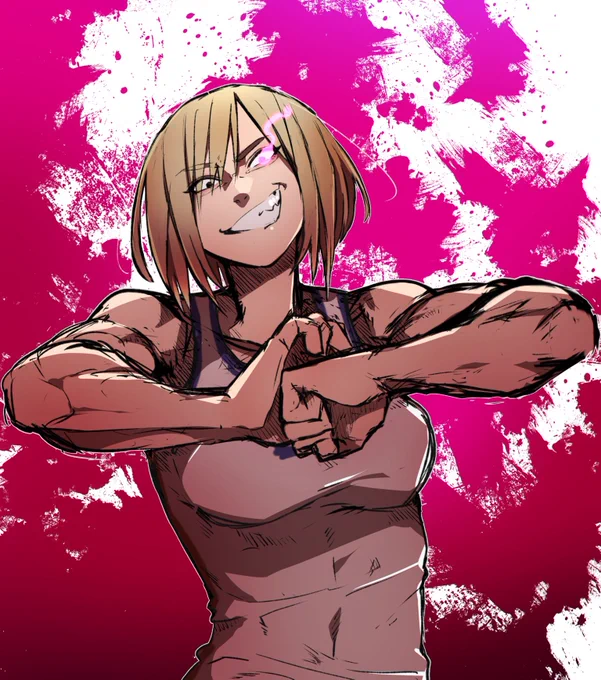 金髪の戦闘狂  #ここフラ