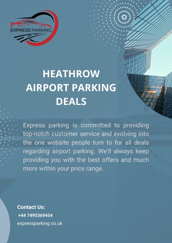 expressparkuk's tweet photo. "Heathrow Parking Deals: Event Attendance Made Easy"
Heathrow Airport Parking Deals make attending events easier than ever with convenient and affordable parking options. 
https://t.co/VV5bra9BLM

#expressparking
#expressparkingheathrow
#heathrowairportparkingdeals https://t.co/R9B5w2SH89