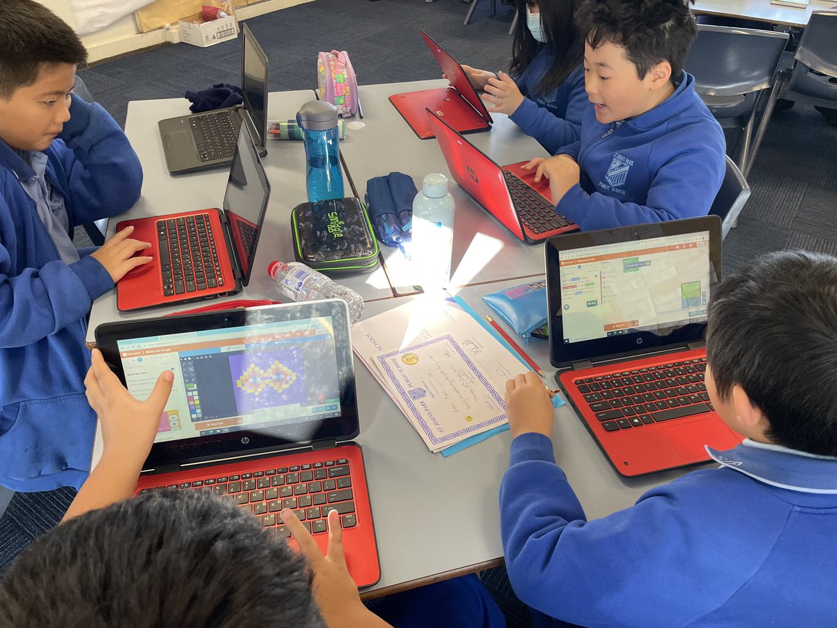 Year 4 students using their coding skills in STEM to create interactive games and electronic soil moisture testers! <a href="/MSMakeCode/">Microsoft MakeCode</a> <a href="/stem_T4L/">stem.T4L</a> <a href="/StJohnsParkPS/">St Johns Park PS</a>