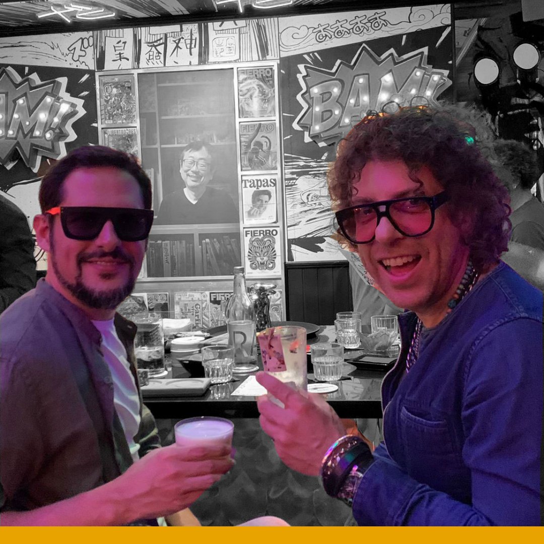 Last week was magnificent for our Society 🥃

Rare Spirits <a href="/RumGMI/">RumGMI (🥃,🥃) a Rare Spirit 🌶️</a> &amp; <a href="/wildesunglasses/">wildesunglasses</a> experienced drinks from the great <a href="/BobLouison/">Bob Louison</a> also our member, representing <a href="/RosewoodHotels/">RosewoodHotels</a>'s Sora Phnom Penh, at <a href="/DiegoCabreraBar/">Diego Cabrera</a>'s Salmon Guru Madrid, one of the <a href="/50BestBars/">50BestBars</a> 🥃

#Rum #Society