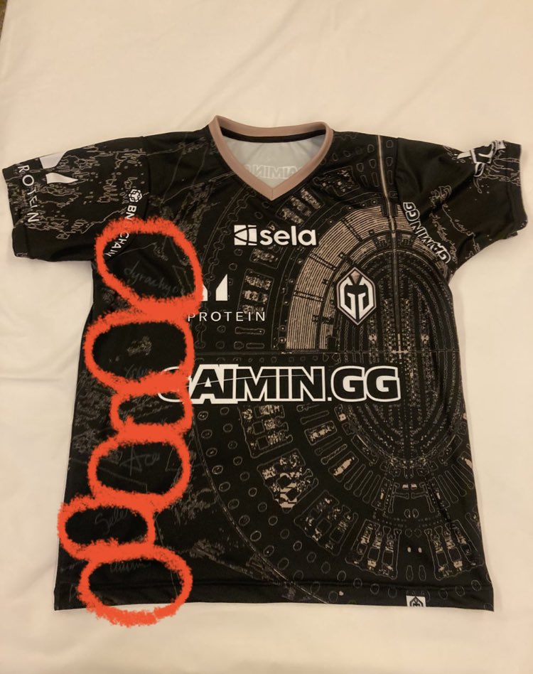 CalvinAdamus's tweet photo. Another signed jersey giveaway after Riyadh masters. 
This time its the Jersey of @dyrachyoo  
Its not washed,stills smells “a bit”.Same rules applied as the last time. https://t.co/tEh0Bl9eKX