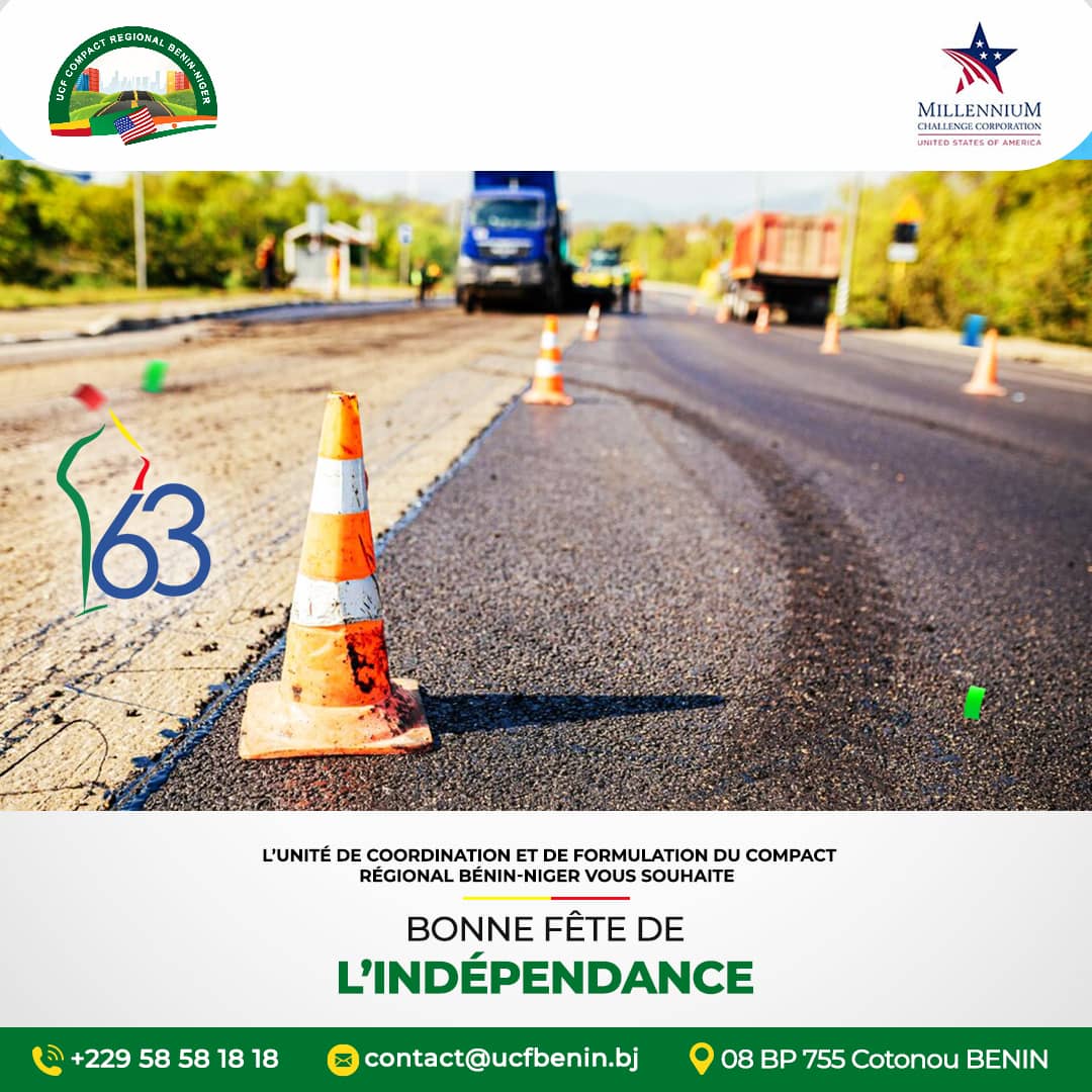 UcfBenin's tweet photo. Bonne fête de l'indépendance à tout le peuple du Bénin #IndependenceDay #MCA #Benin https://t.co/w3bIENt81w