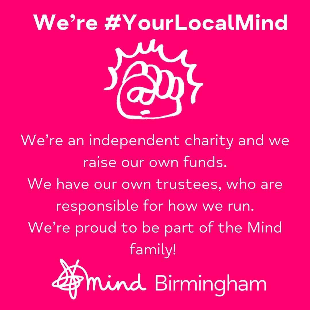 BirminghamMind's tweet photo. ⭐️Its Local Mind Week⭐️
Last year our mental health services helped over 34,000 people across Birmingham and Solihull
We provide local services for local people and we will continue to do so.
We’re #YourLocalMind
#MentalhealthinBirmingham #Birminghamsupport https://t.co/ElKmMGtQQA