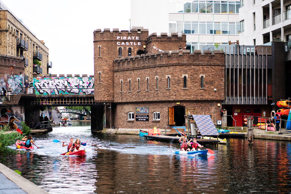 FootwaysLondon's tweet photo. Discover @thepiratecastle! 🏴‍☠️ A unique community charity offering inclusive water-based activities for local youth &amp; adults - kayaking, canoeing, canal boating, knot-tying! adventures! 🌊 #CommunityCharity 

Featured on our #CamdenGreenLoop 🗺️ https://t.co/3MCX99oR0l https://t.co/hRRuuLCBbK