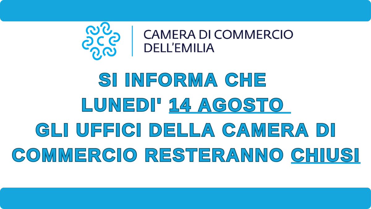 Camera di Commercio dell'Emilia (@camcomemilia) on Twitter photo 