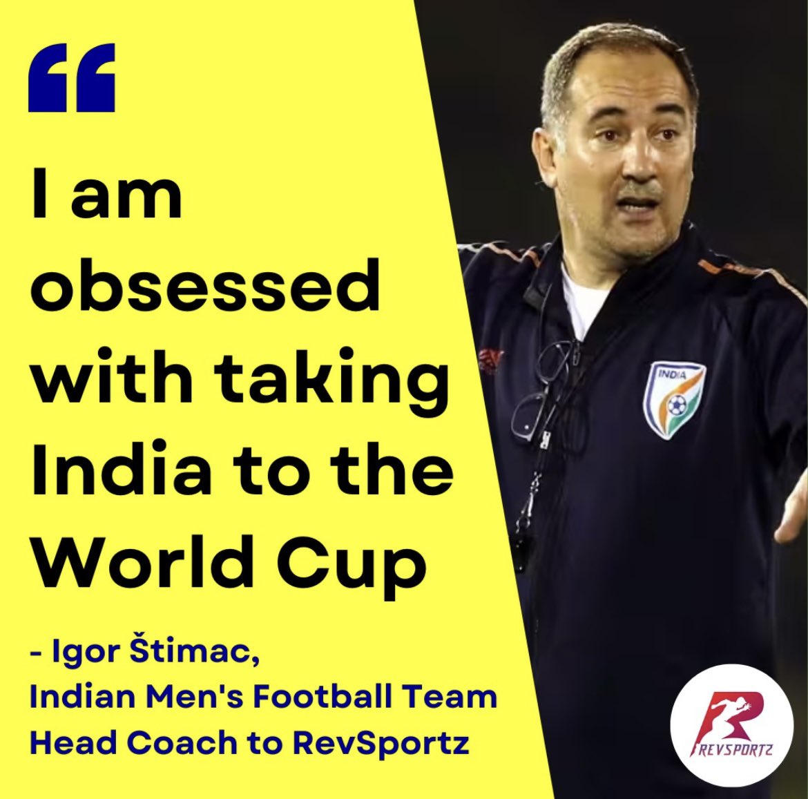 Since the World Cup draw was made public, I have been extremely restless. I am obsessed with the vision of taking India to that stage. I know it is a long journey ahead and we aren’t there yet, but this is my real dream, and I will do everything I can to get closer to the dream.