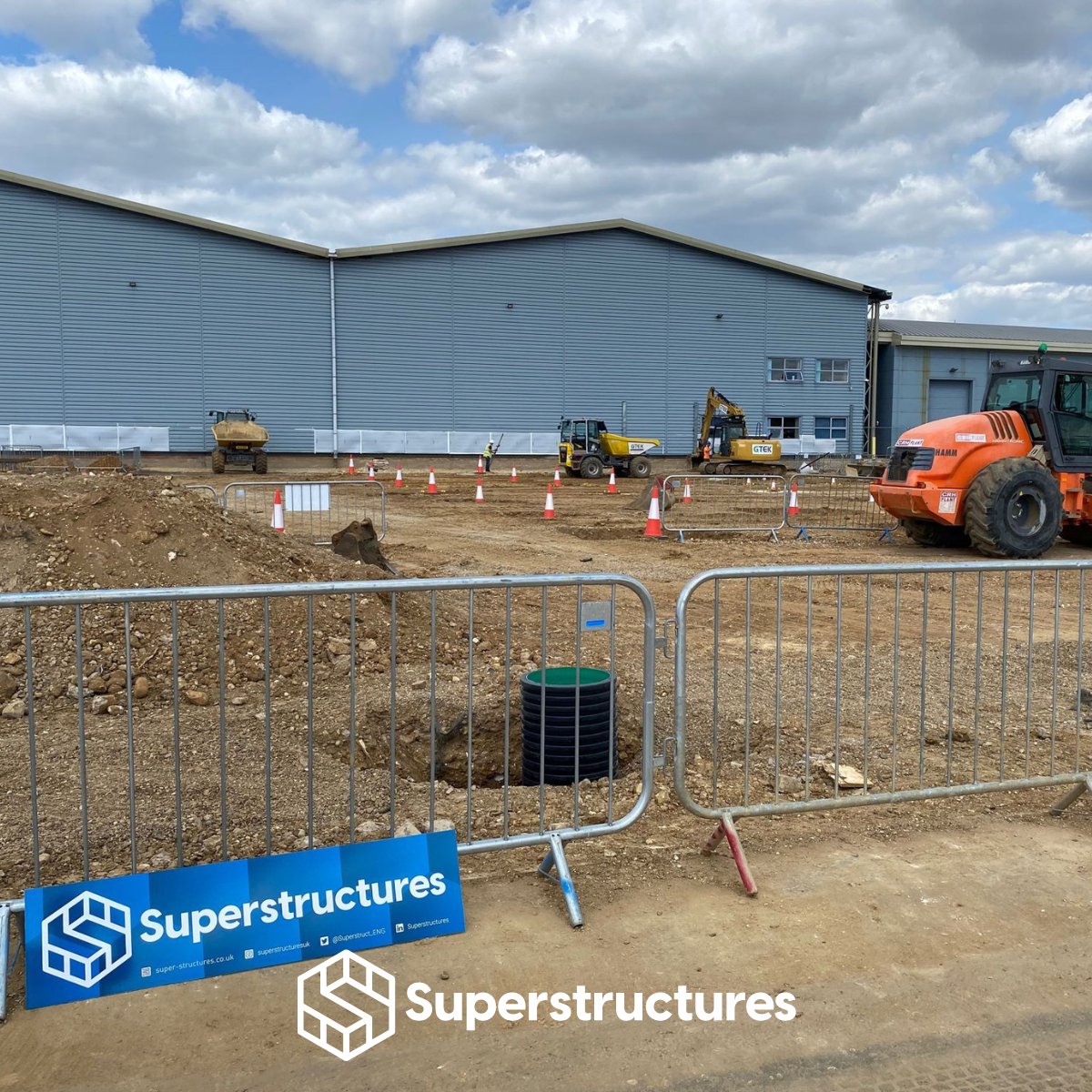 Superstructures (@superstruct_eng) on Twitter photo Works have started on site at <a href="/Sealeytools/">Sealey Tools</a> Warehouse extension in Bury St Edmunds!
So far, some of the reinforcement cages have been made and the pad foundations are ready for the steel frame to be installed. 🙌
.
.
.
<a href="/BarnesConstrctn/">Barnes Construction</a> <a href="/WincerKievenaar/">Wincer Kievenaar</a> Works have started on site at <a href="/Sealeytools/">Sealey Tools</a> Warehouse extension in Bury St Edmunds!
So far, some of the reinforcement cages have been made and the pad foundations are ready for the steel frame to be installed. 🙌
.
.
.
<a href="/BarnesConstrctn/">Barnes Construction</a> <a href="/WincerKievenaar/">Wincer Kievenaar</a>