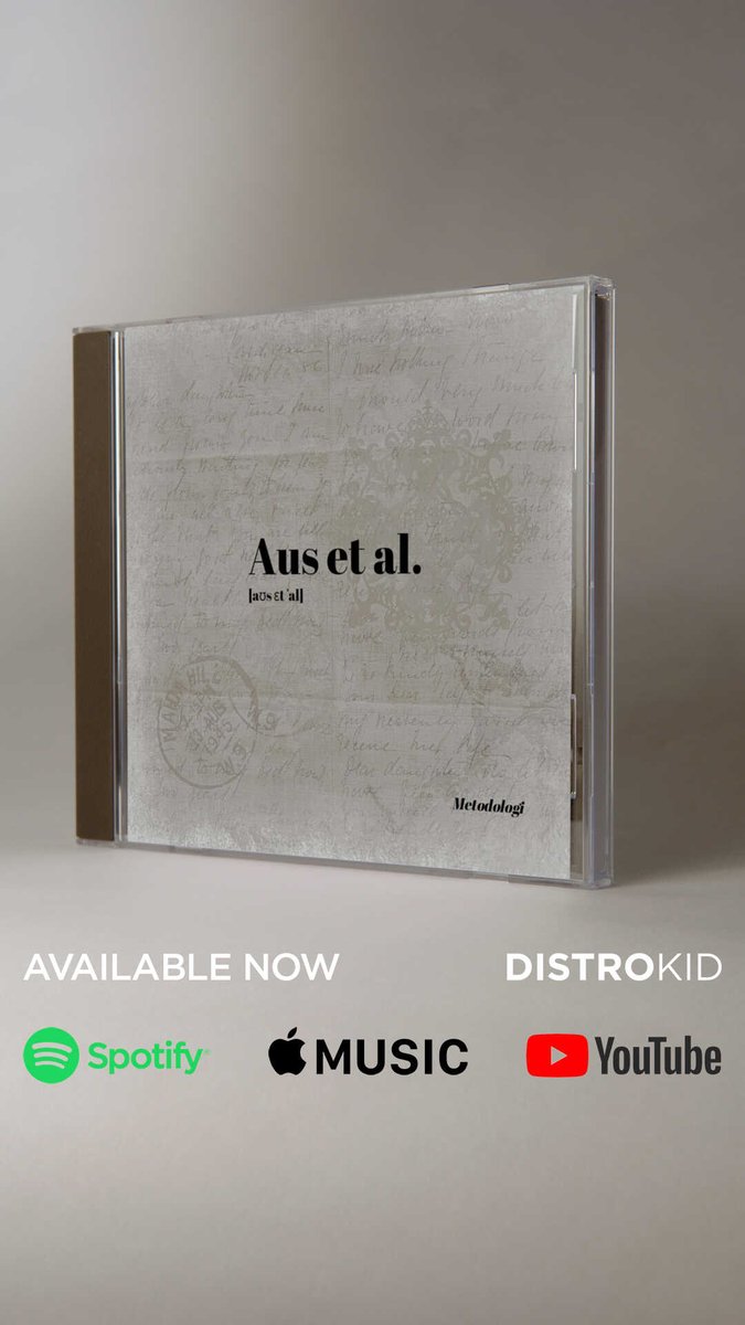 Saudara &amp; Saudari,

Rilisan kami, Metodologi kini tersedia di semua platform penstriman digital.

#distrokid #ausetal. #music