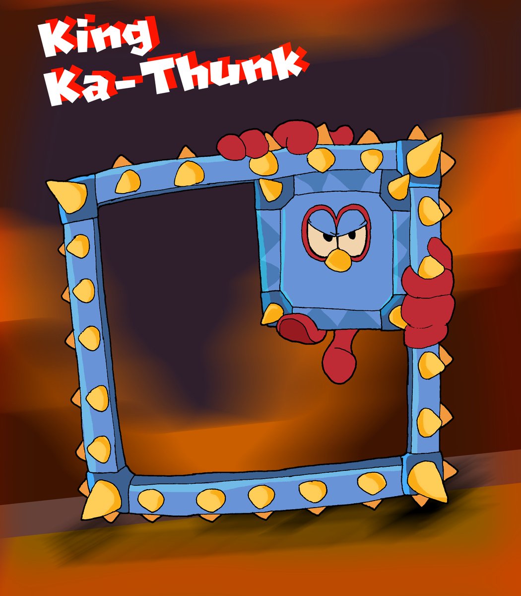 AngerSquared's tweet image. I liked some of the weirder Mario enemies, but the bosses I ADORE! 
SM3DW had great ones like...King Ka-Thunk!

#myart #SuperMario #BossDesign #fanart #boss #SM3DW #SuperMario3DWorld #enemy #SuperMarioFanart #ArtistOnTwitter