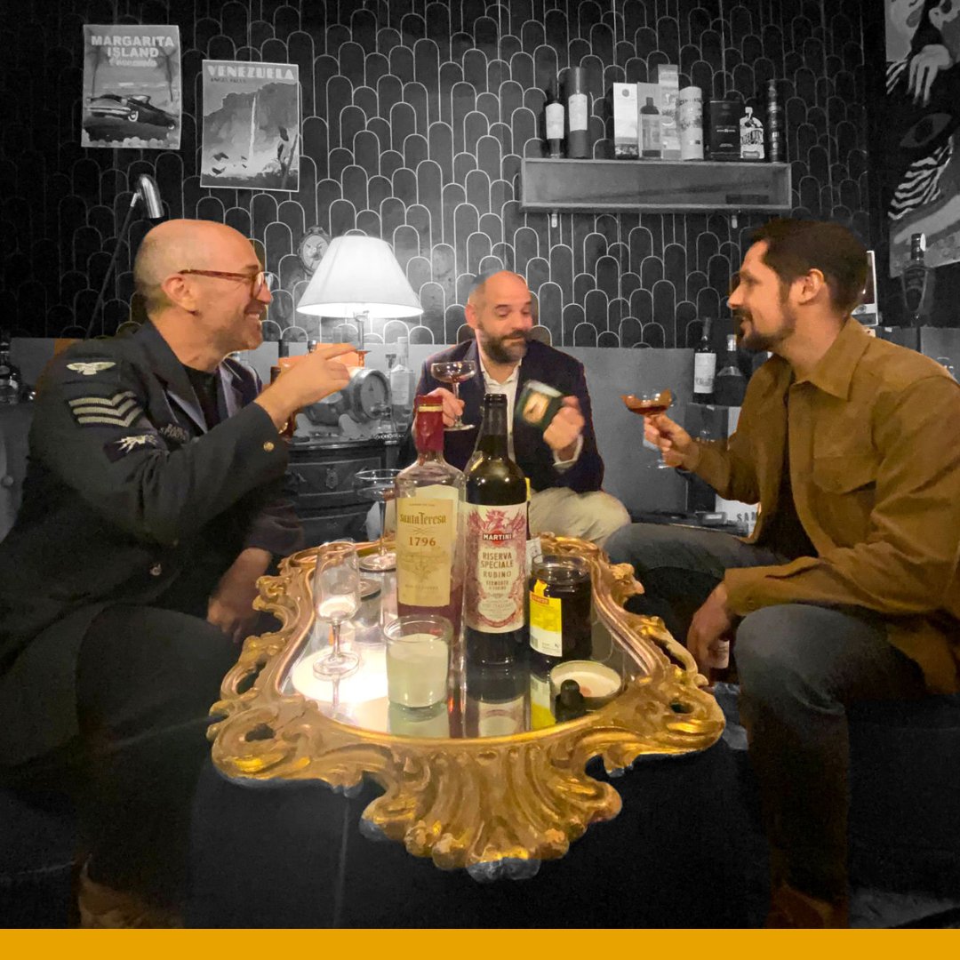 Our first guest at Sir Byron’s Living Room: <a href="/SantaTeresaRum/">Santa Teresa Rum</a> Ambassador Luis Viera, w/ <a href="/RumGMI/">RumGMI (🥃,🥃) a Rare Spirit 🌶️</a> and <a href="/LuigiRockets/">LuigiRockets.eth 🚀</a> 

We spoke for 2 hours &amp; tried 7 different expressions of Santa Teresa, including ones that have never been released. Had a few laughs too 🥃
#Rum #spiritsaficionados