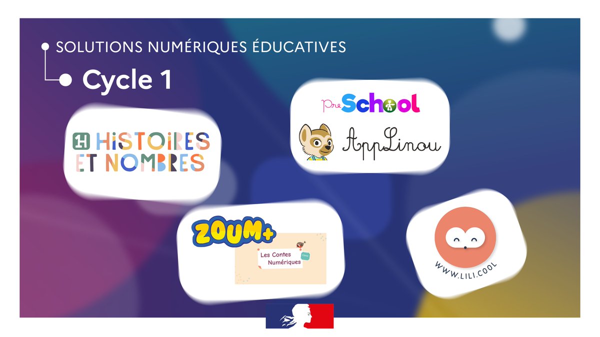 📳 Enseignants des 12 #TNE, formez-vous aux solutions numériques éducatives dédiées au #cycle1 : PreSchool &amp; Applinou de <a href="/learnenjoy/">LearnEnjoy</a>, Zoum+ et Les Contes Numériques des <a href="/editionsjocatop/">Éditions Jocatop</a>, <a href="/Lili_cool_app/">Lili</a> &amp; Histoires et Nombres des @editionsretz.
👉 tne.reseau-canope.fr/outils-numeriq…