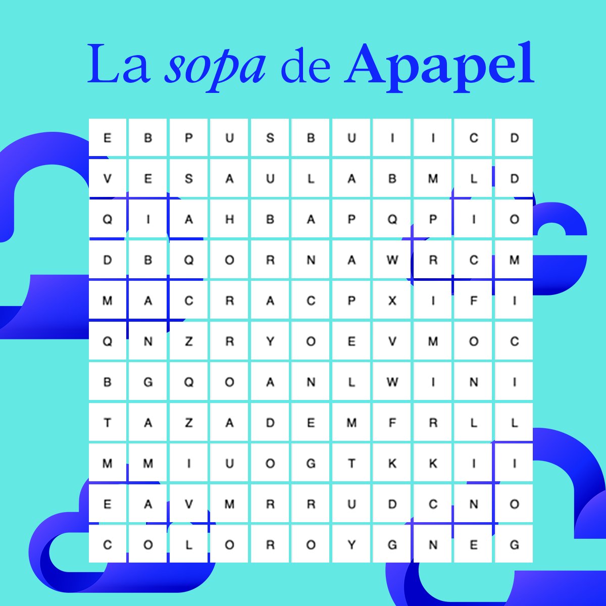 apapel_es's tweet image. ¿Qué es lo mejor de apapel? 😏

✅Ahora que tienes mucho tiempo libre, te hemos traído un juego para entretenerte estos días de calor.

No hace falta que nos lo agradezcas 😉

#opositores #copisteriaonline #copisteria #apuntes #impresiondigital