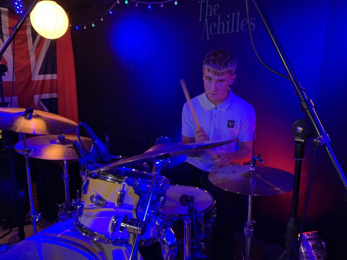 Also popping in to see us were the fabulous <a href="/TheAchilles__/">The Achilles</a> filling a last minute slot - Now we’ve seen a LOT of bands and these talented lads are something special! We predict big things for them, just mark our words and watch ‘em go, this Sunday at 4pm! Here’s some pics 1/2