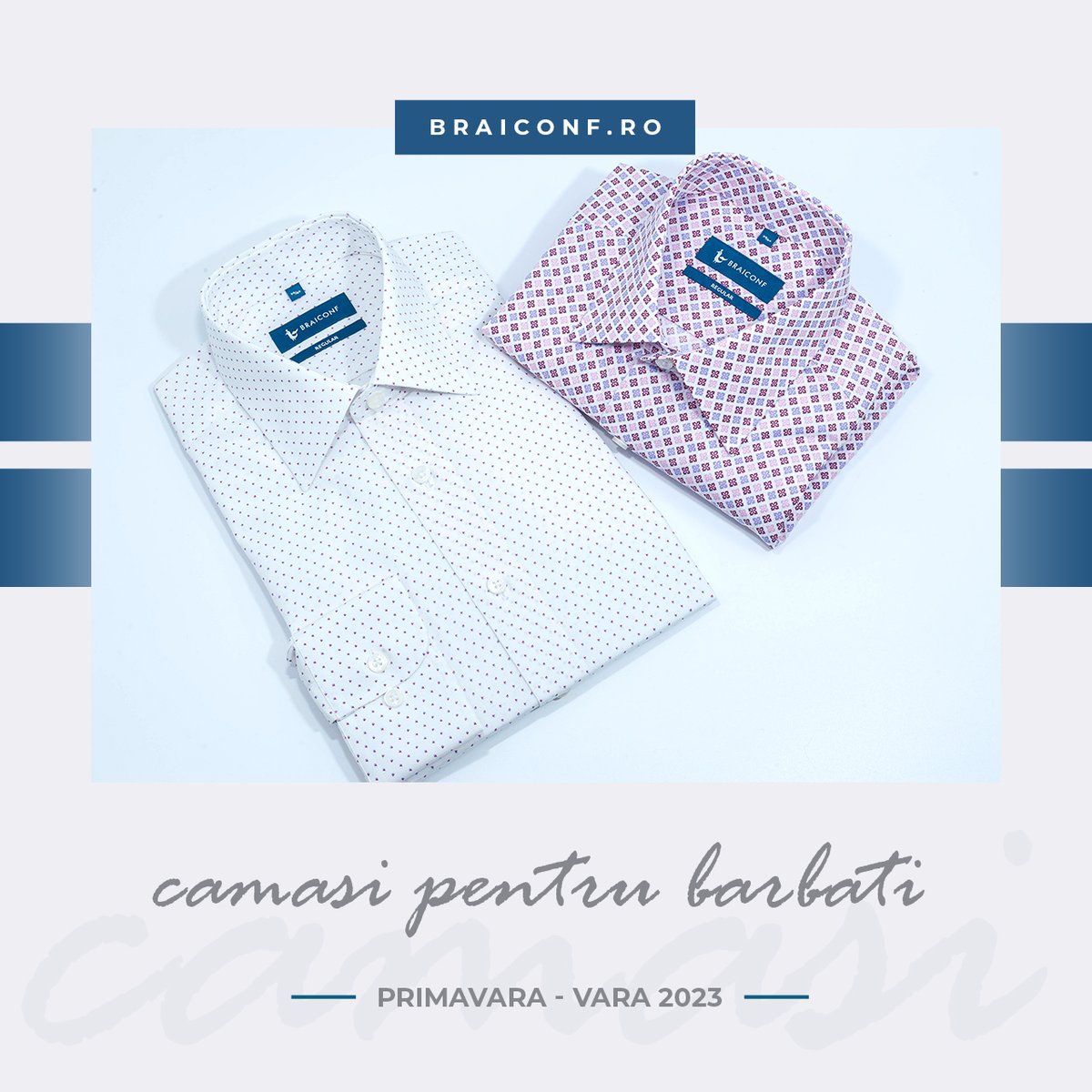 Braiconf's tweet photo. Indiferent dacă preferi modele noi sau clasice, 👔 cămășile din magazinul 𝗯𝗿𝗮𝗶𝗰𝗼𝗻𝗳.𝗿𝗼 sunt caracterizate de finisaje impecabile și țesături de calitate. Descoperă colecțiile noastre și alege să arăți mereu perfect.
#camasibarbati #lookperfect #braiconf1950 https://t.co/pXbxHEc7fe
