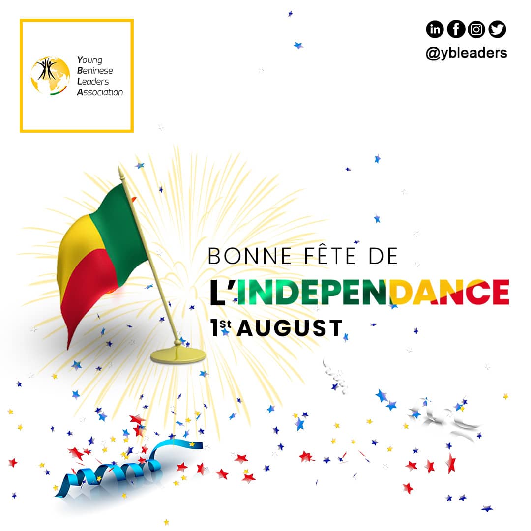 ybleaders's tweet image. En cette journée de fierté nationale, nous adressons nos vœux les plus chaleureux au peuple du Bénin pour célébrer son indépendance.

Que cette occasion spéciale rappelle le courage et la résilience de notre nation....
Lire la suite via ce lien urlz.fr/n19S