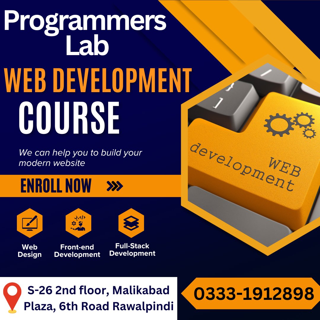progra39834's tweet image. Web development Course in Rawalpindi
#webdevelopmentcourse #Webseries #webdevelopmentcourseinrawalpindi #webdesigner #webdesign