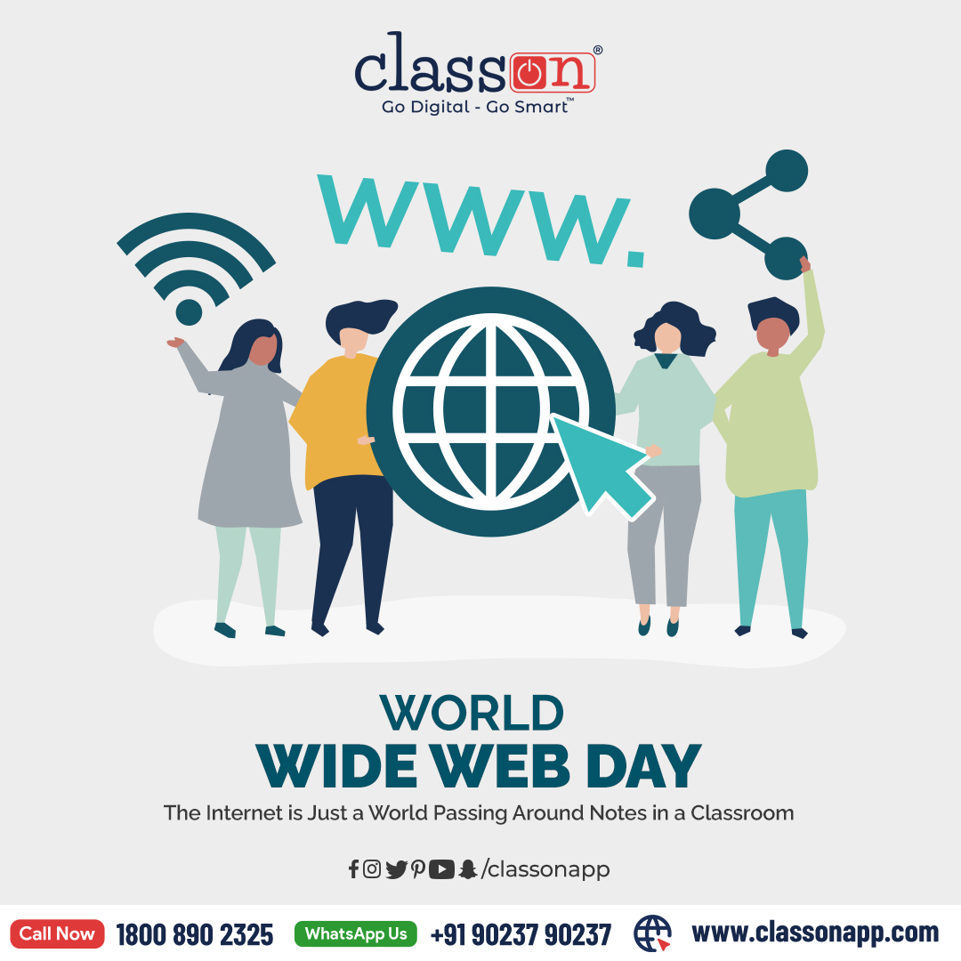 World Wide Web Day

#WorldWideWebDay #WWWDay #InternetRevolution #DigitalAge #WebInnovation #OnlineConnectivity #VirtualWorld #InformationHighway #DigitalEra #WebDevelopment