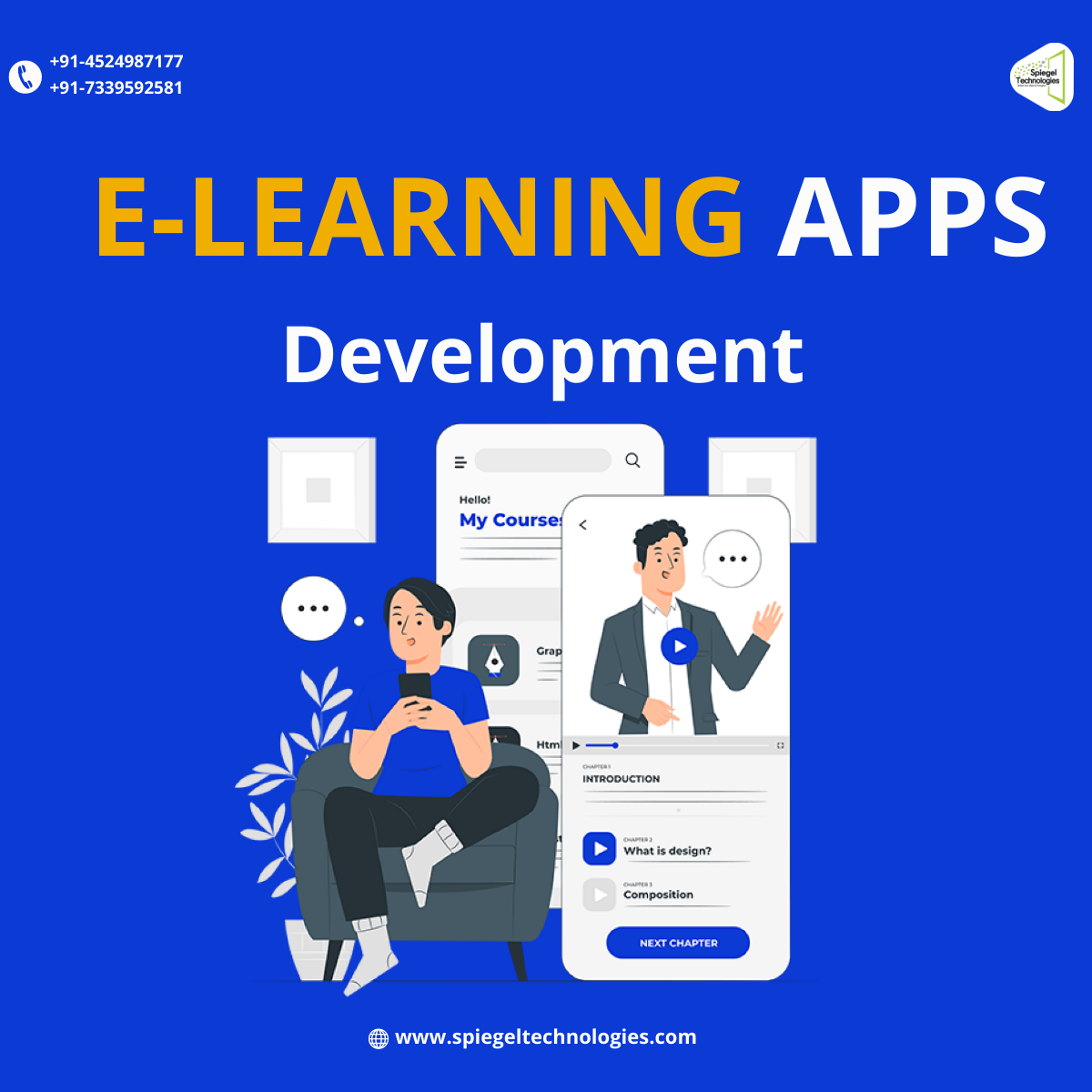 SpiegelTechies's tweet image. Looking to develop an e-learning app? Our expert team provides E-Learning App Development Services, offering you a cutting-edge platform to revolutionize education. Connect with us to explore our services.
Website -lnkd.in/dQHx_tjq
 #ELearningAppDevelopment #Educationapp