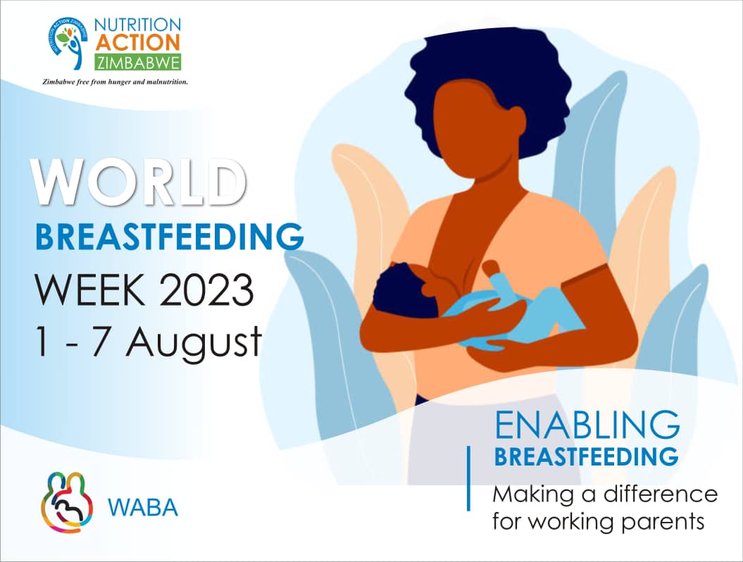 nutriactionzim's tweet photo. Breastfeeding provides children with the best start in life, yet for many mothers, work can get in the way of breastfeeding their babies. 
Let's enable breastfeeding for mothers     
#WorldBreastfeedingWeek2023 https://t.co/zR8FQCLoEI