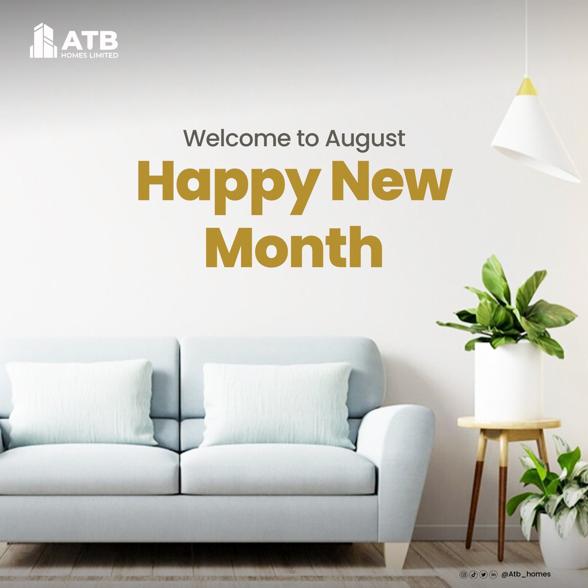 atb_homes's tweet photo. Welcome to the 8th month of the year. You’ve been working really hard, don’t forget to take a break once in a while.

Happy New Month from all of us at ATB Homes. 

#newmonth 
#august1 
#atbhomes https://t.co/gxGGsxtfCq