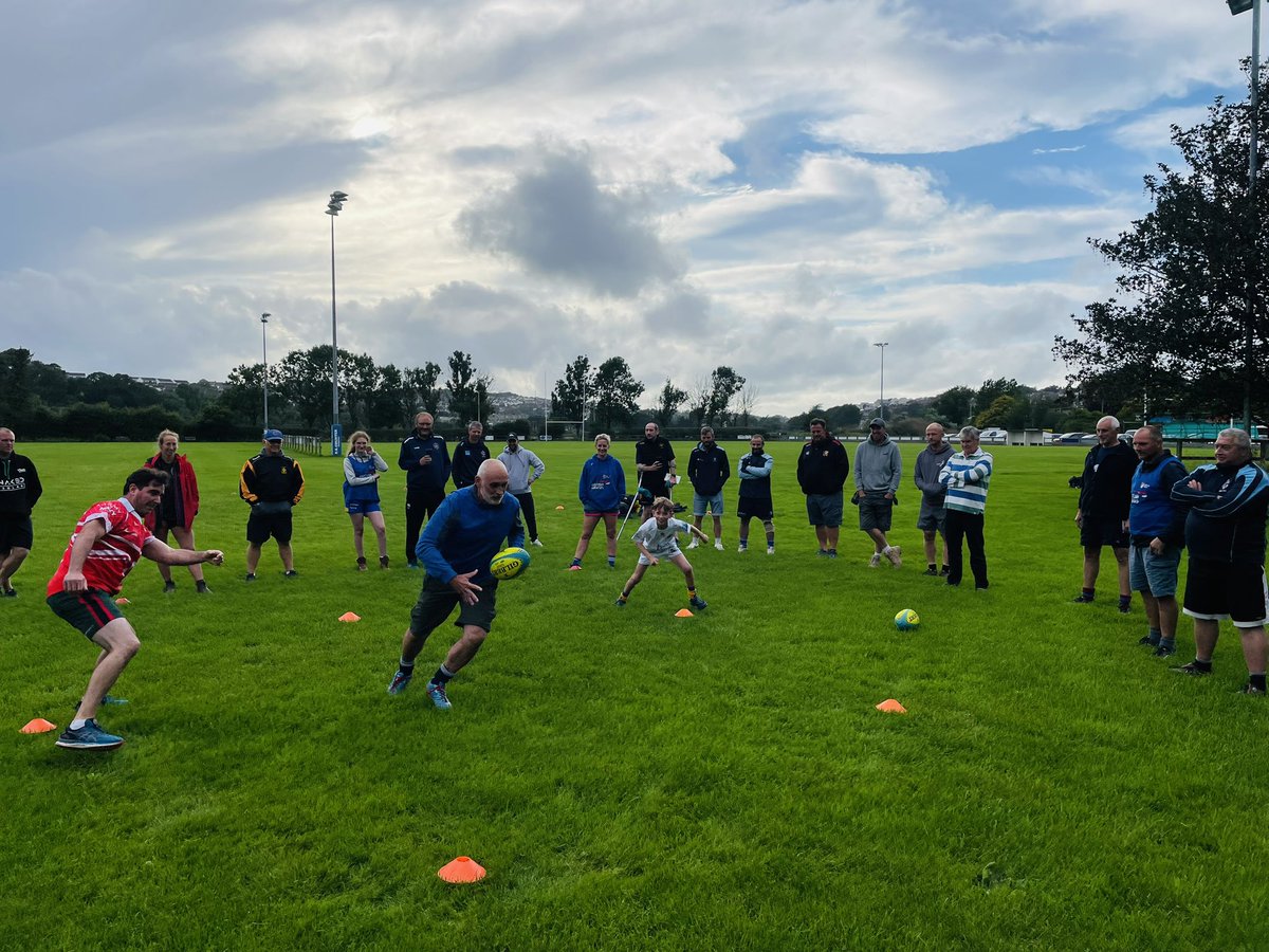 rfuswestgamedev's tweet photo. Great #TackleSafe Clinic @camelsRFC last night with coaches and referees from
@Cornwallrugby @GirlsCornwall @pastitref @DevonRFU 

Some great content shared about #tackleheight #ballcarrier #activate

Thanks to all who attended and took part

@RFU
@RFU_GameDev https://t.co/qwPfyc76M8