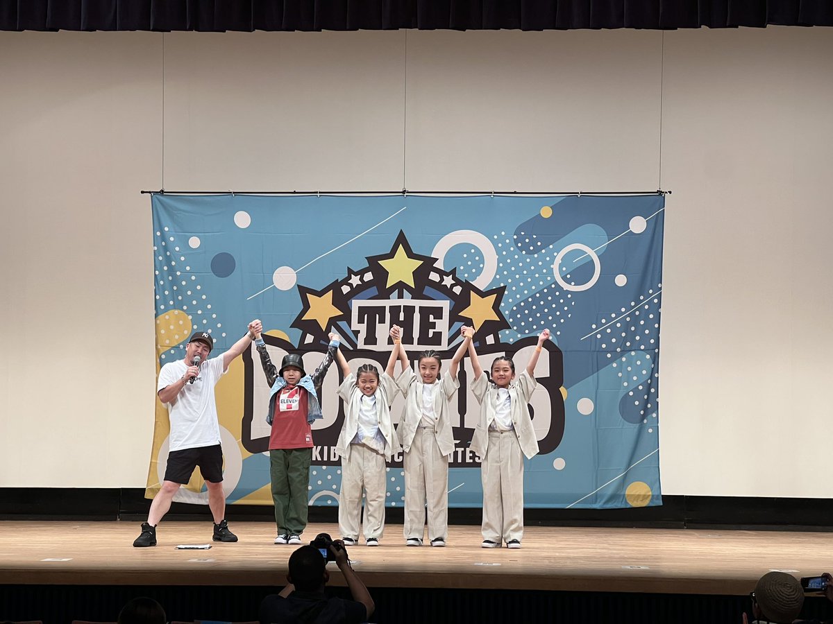 また一段上へのぼることが出来ました😭

おめでとうD.grayi

そして皆様、ありがとうございました！
#スーパーキッズ
#ルーキーズ
#studiodrip