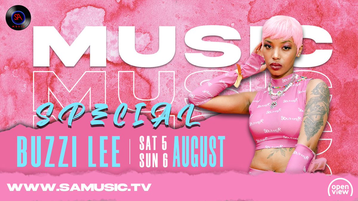 Diving into her discography, one can't help but be swept away by chart-toppers like Enjoyment, SHINING and many more.  It can only be the incomparable – <a href="/Buzzi_Lee/">Buzzi Lee Official</a>! Tune in this Sat 5 August <a href="/2PM/">Two O'clock</a> and catch the repeat Sun 6 August <a href="/6PM/">Follow us @Shop6pm!</a>. #BuzziLeeMusicSpecial #SAMusicCH135