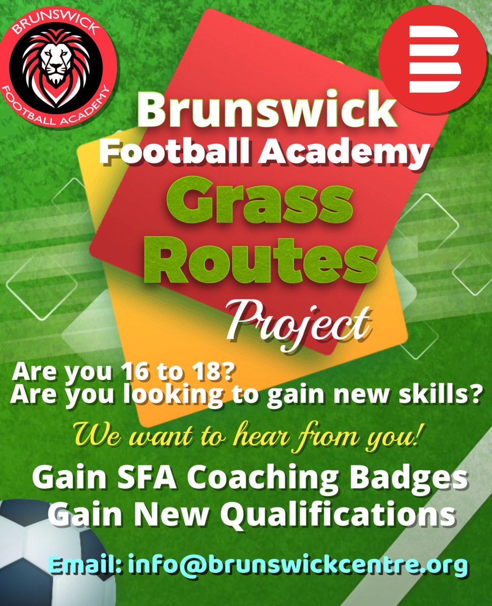 Brunswick Centre (@centrebrunswick) on Twitter photo Are you 16 to 18 years old? Live in Balornock, Barmulloch or Springburn? Our Grass Routes project may have something special for you! Grass Routes is a unique volunteering programme that offers more than just an opportunity to give back . 📧info@brunswickcentre.org Are you 16 to 18 years old? Live in Balornock, Barmulloch or Springburn? Our Grass Routes project may have something special for you! Grass Routes is a unique volunteering programme that offers more than just an opportunity to give back . 📧info@brunswickcentre.org